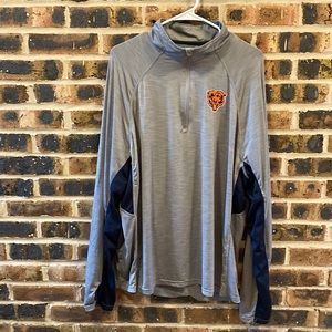 ‘47 Brand Active Chicago Bears layering athletic running quarter zip shirt, M XL